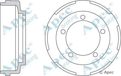 APEC BRAKING drm9921 -  Тормозной барабан